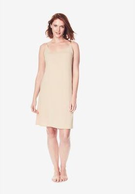 Plus Size Women's Full Microfiber Slip by Comfort Choice in Nude (Size 34/36) Full Slip
