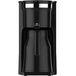 Lentz Kaffeemaschine mit Isolierkanne, Filterkaffeemaschine, Schwarz