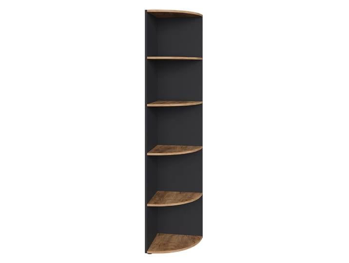 Étagère dangle anthracite/chêne doré 40x180,6 cm