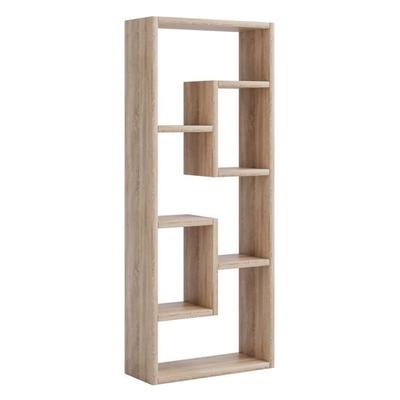 Holz Stand Regal Raumteiler Bücher Standregal Vilo