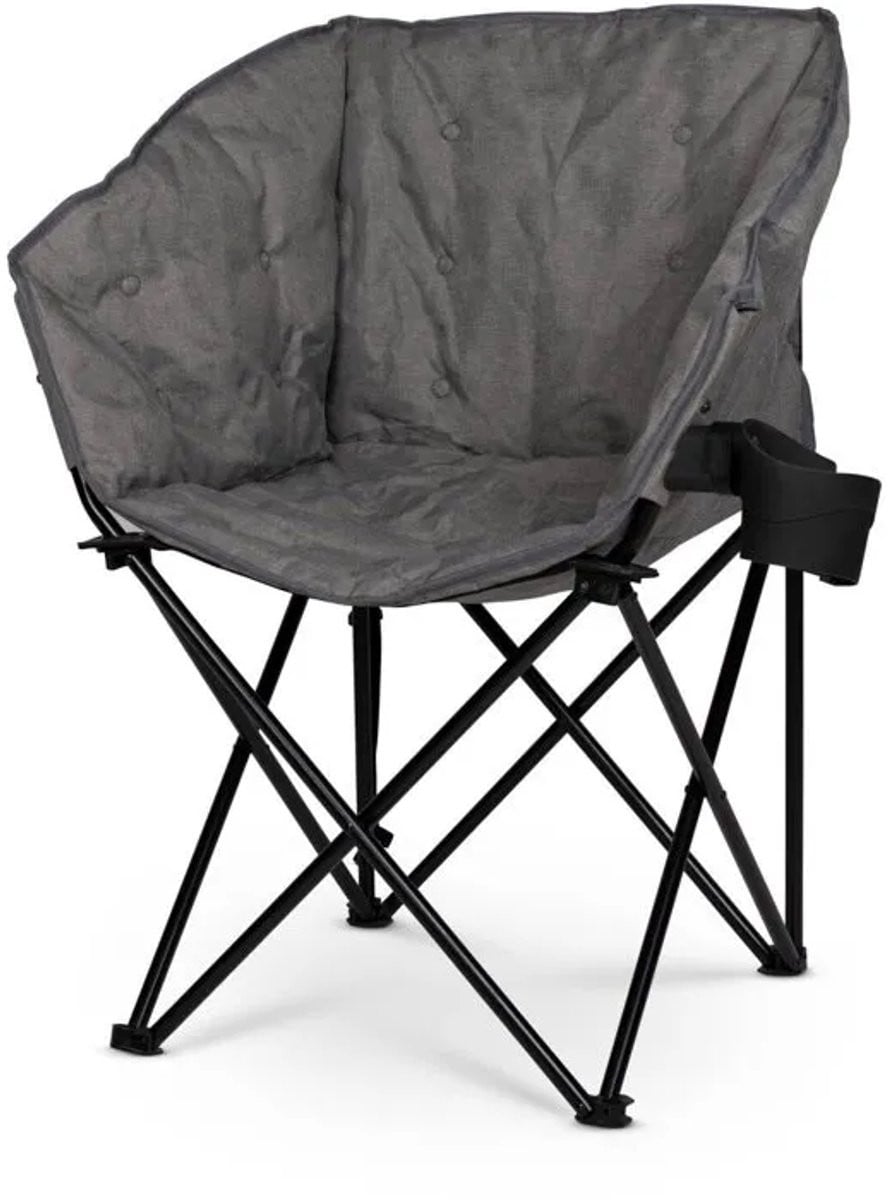 Kampa TUBB Opklapbare Fauteuil - Grijs - Gestoffeerd