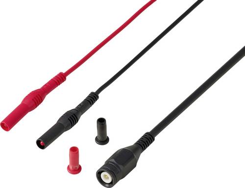 VOLTCRAFT MSC-210 BNC-Messleitung BNC Stecker auf 4mm Stecker 1.2m isoliert RG58