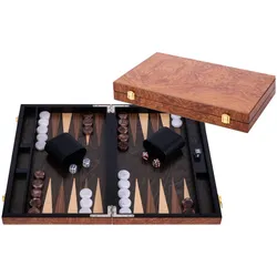 Longfield Backgammon 15" - Rosenholz (Deutsch, 2 Spieler)