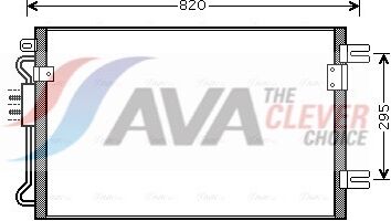 Ava Clever Choice Kondensator, Klimaanlage Cra5098 Für Plymouth