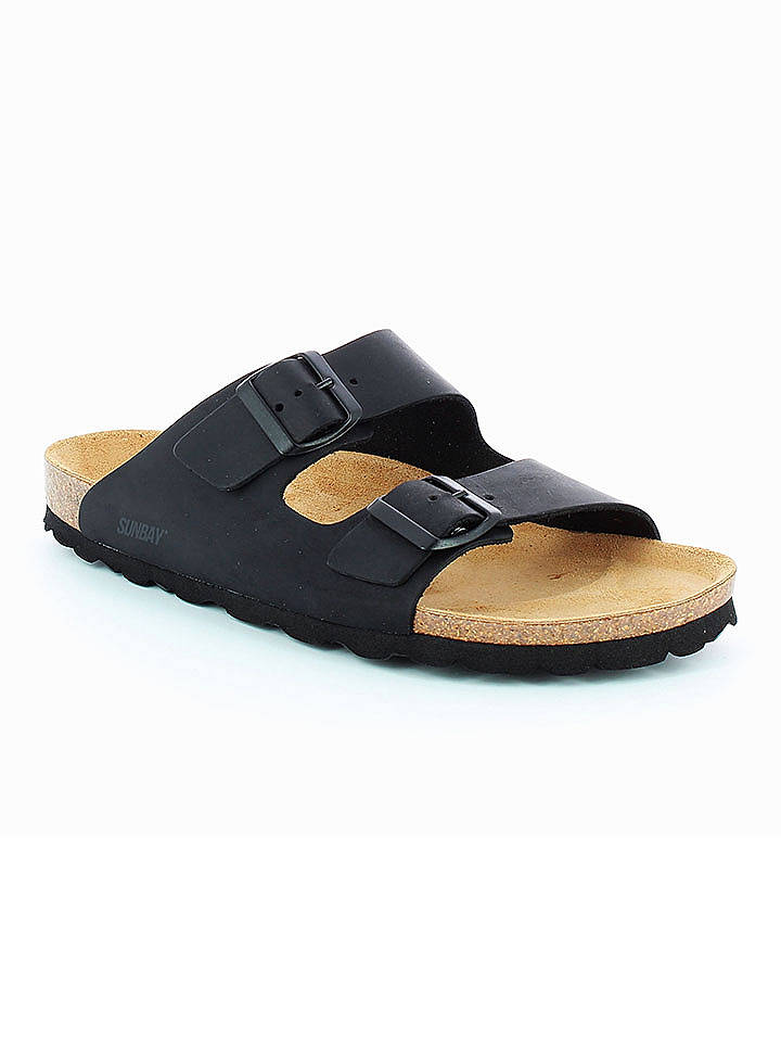 Sunbay Pantoletten "Trefle" in Schwarz - 43