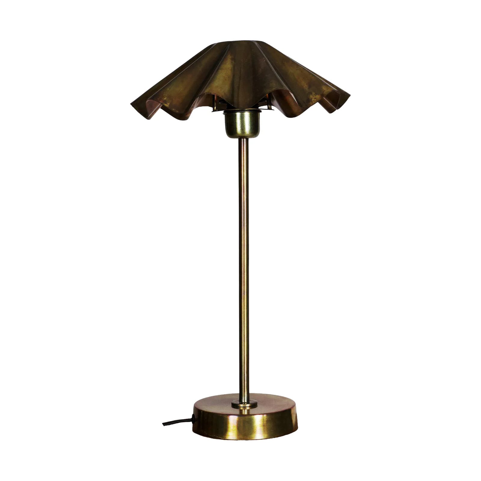 PR Home Aira tafellamp Gebrand messing, Hoogte: 46 cm