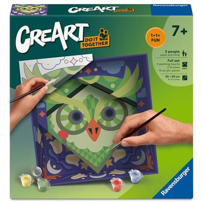 CreArt, Malen nach Zahlen Do it together - Eule