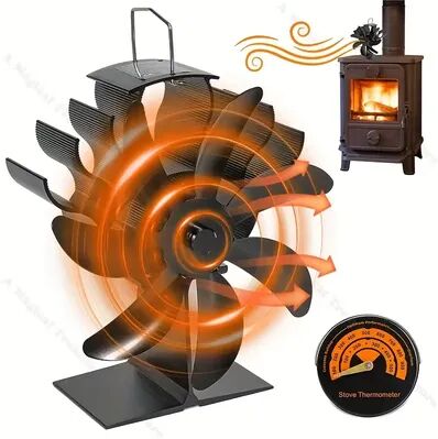 Youfap Market Thermodynamic Fireplace Fan Energy Saving, Silent Six Blade Stove Fan For Wood Stove Home Heating Thermodynamic Fireplace Fan Energy Saving, Silent Six Blade Stove Fan For Wood Stove Home Heating