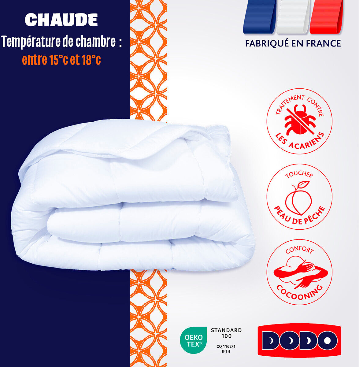 DODO Couette CHAUDE - Cocooning & Anti-Acariens