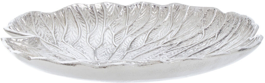 Fairmont Park Richy Metal Decorative Plate 1 Silver 4cm H x 29cm W x 29cm D