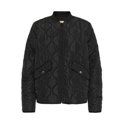 Wintermantel CULTURE "Jacke CUSMIKKA", Damen, Gr. XXL, schwarz, Obermaterial: 100% Polyester PES., Mäntel Wintermantel