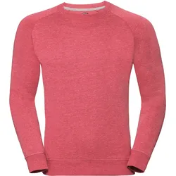 Russell Men's HD Raglan Sweat, red marl, S
