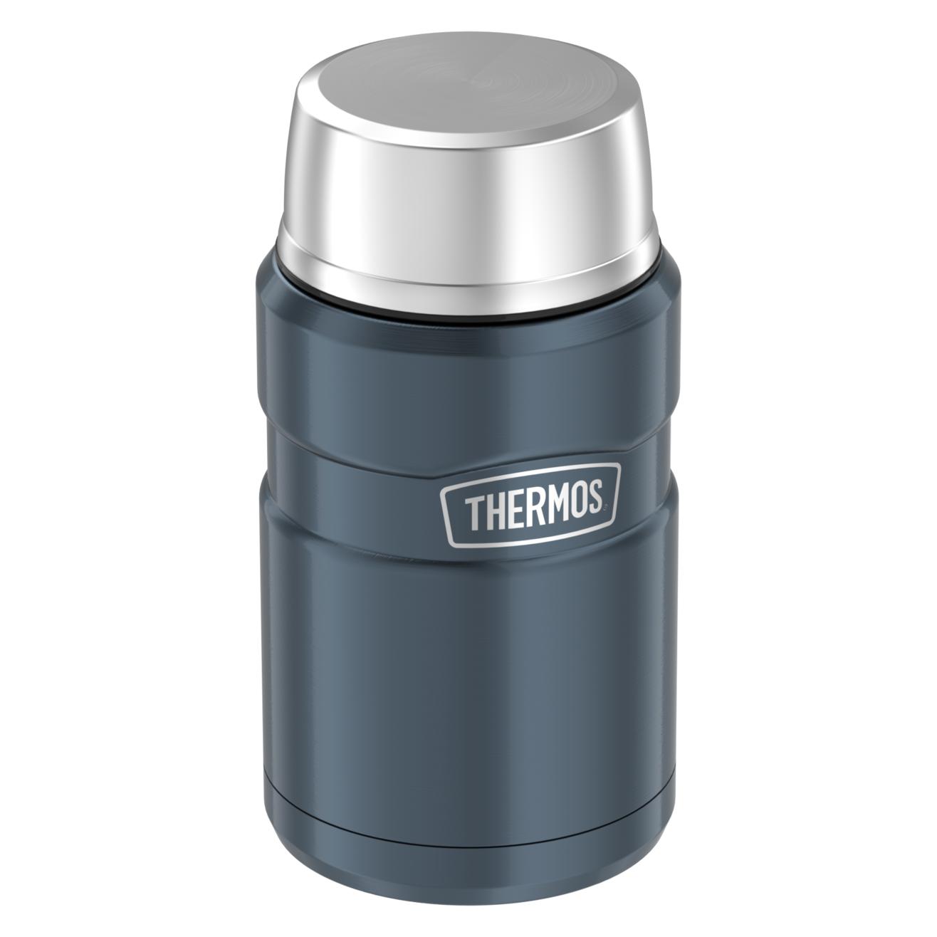 Thermos Speisegefäss STAINLESS KING, 0,71 Liter, eisgrau doppelwandiger Edelstahl mit Vakuumisolierung (4001.336.071)