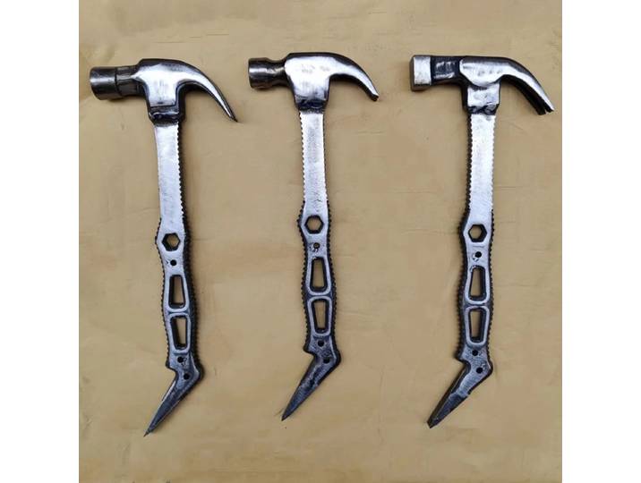 Marteau à griffes magnétique à tête carrée solide, multifonctionnel, bain, visage, calcul, travail, outils spéciaux, aspiration, N64.Hammer