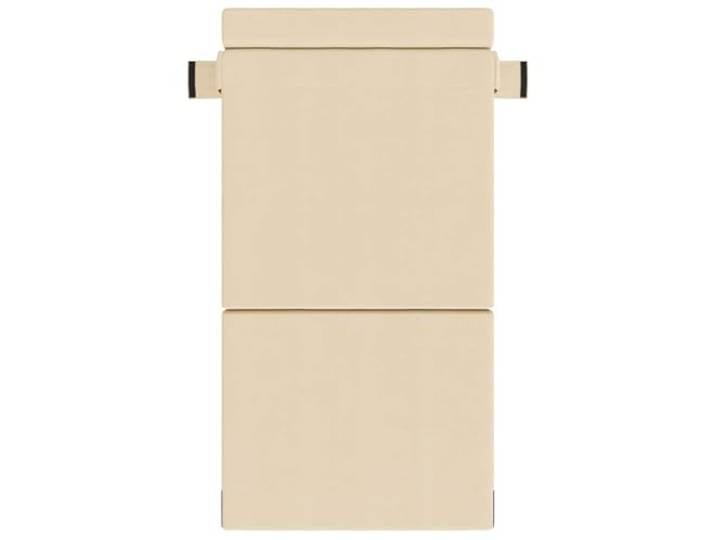 KTHLBRH Klappsofa creme 70 x 72 x 60 cm Stoff 100% Polyester, Schaumstoff, 2-in-1, Reißverschluss, reißen, platzsparend, innen
