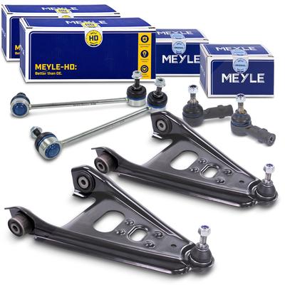 Atec 2x Querlenker + 2x MEYLE Spurstangenkopf + 2x MEYLE Koppelstange [Hersteller-Nr. 40842827] für Smart