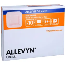 Allevyn Adhesive 10x10 cm haftende Wunda 10 St