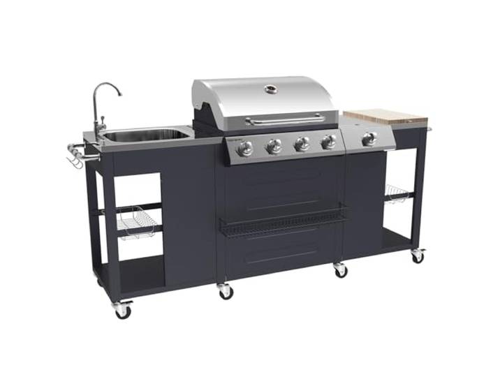 HAPPY GARDEN - Cuisine d'extérieur Texas - 4+1 Brûleurs 17\,2 kW