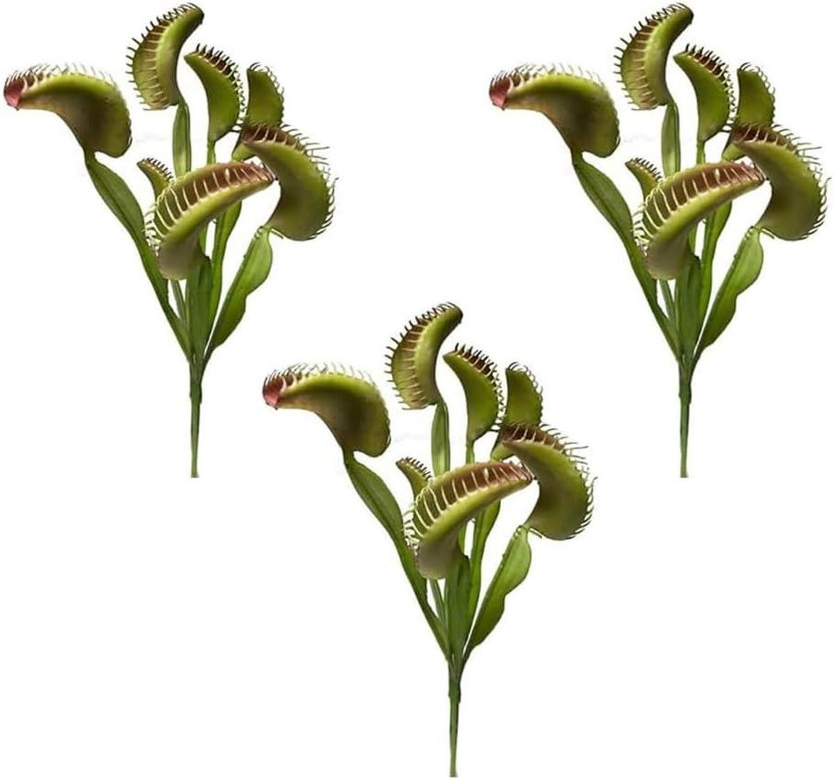 Kunstmatige Venus Flytrap - Groene Nep Vleesetende Plant voor Huis en Tuin Decoratie - 36 cm