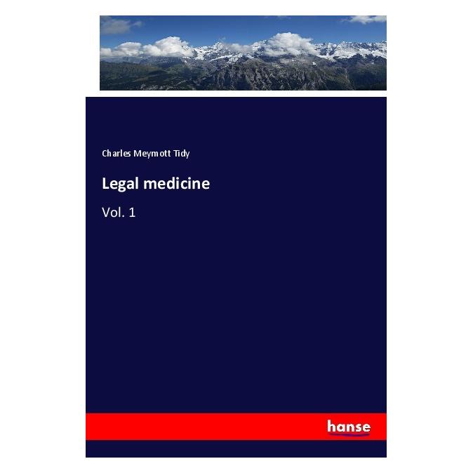 Hansebooks Legal medicine (Englisch, Softcover, Charles Meymott Tidy) (55989785)