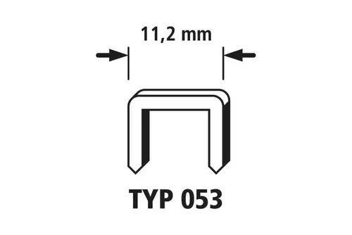 Wolfcraft 7037100 Breitrückenklammern Typ 53 4000 St. Abmessungen (L x B) 10mm x 11.2mm