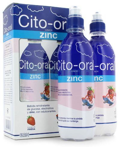 Ern Cito Oral Junior Zinc Fresa 2X500 ml