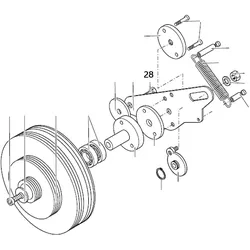 PROXXON 24400-01-28 Schraube für Drehmaschine PD400