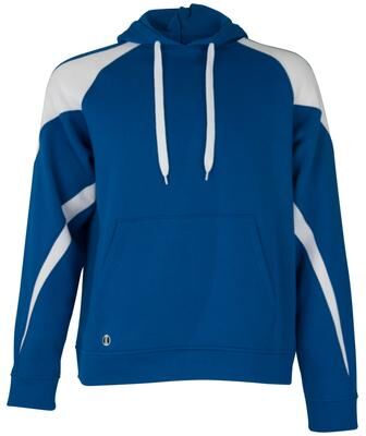 Holloway 229546 Prospect Hoodie in Royal/White size 3XL   Cotton/Polyester Blend