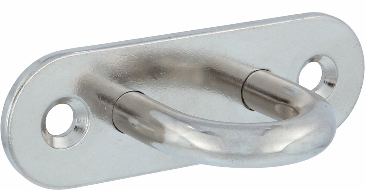 AMIG Oogplaat voor buiten, AISI 316 RVS, 6 x 2 cm