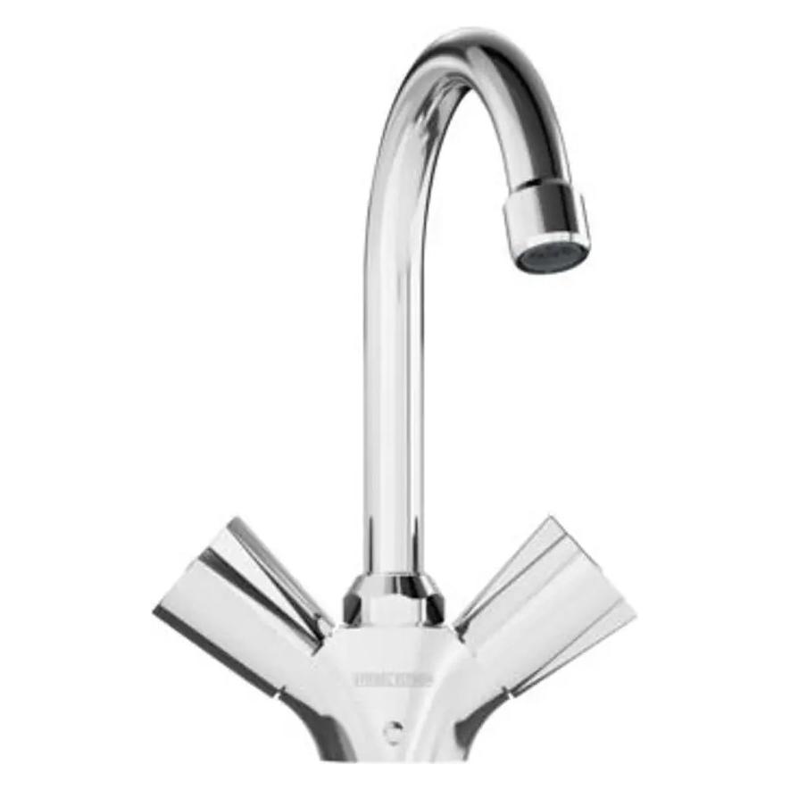 Stiebel Eltron Zweigriff-Temperierarmatur Wasserhahn WST-W, drucklos, für Boiler, Untertisch-Montage (205614)