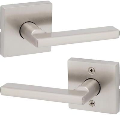 Kwikset Halifax Interior Passage Door Handle, Lever For Closet and Hallway Doors