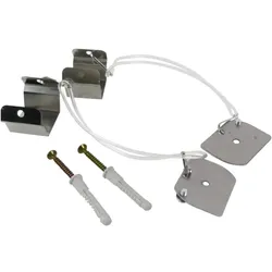 Seil Abhängung Acrylseil 15cm Deckenbefestigung Standard für LED-Hängeleuchte QUALIS Bemko C27-QLS-ZMN-A