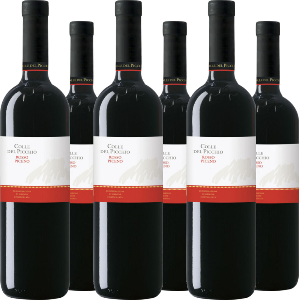 6er Vorteilspaket Rosso Piceno DOC Colle Picchio 2014 Moncaro