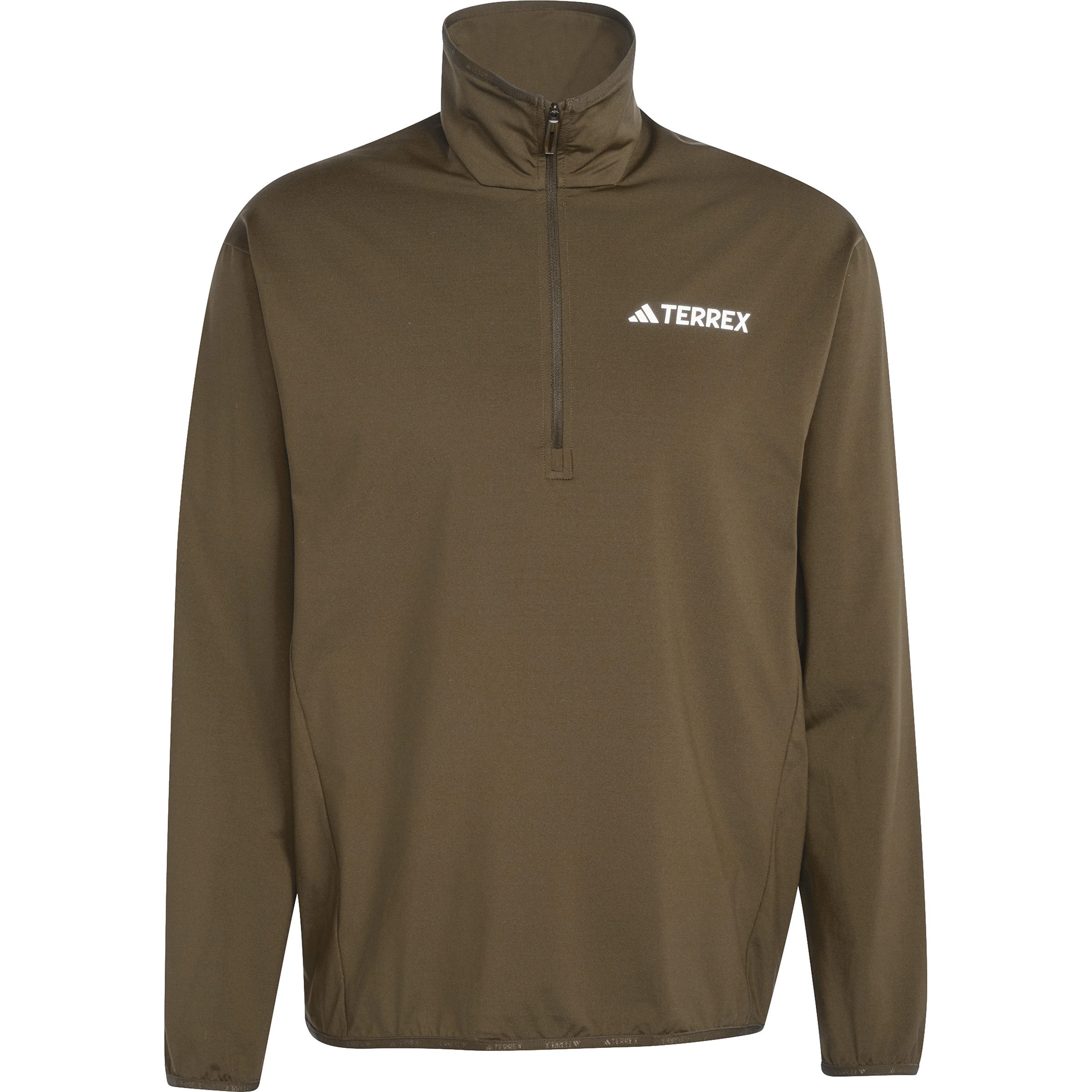 adidas Terrex Multi Climawarm Tech Fleece Herren Longsleeves braun Größe S Trekking Isolierend