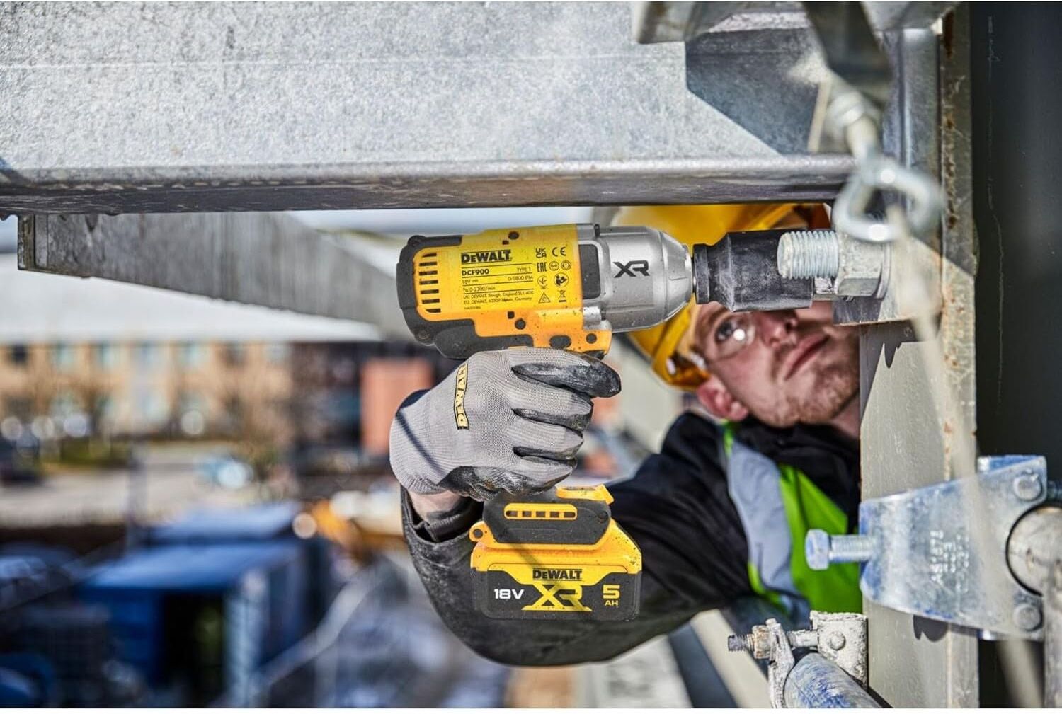 DEWALT DCF900N-XJ 18V XR Brushless 1/2" High Torque Impact Wrench – Bare Unit (Hog Ring)
