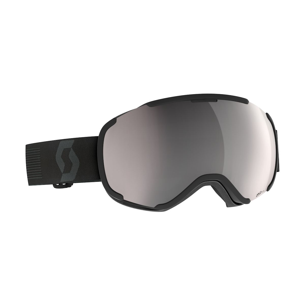 Scott Goggle Faze II mineral black - amp silver chrome s2 (7413) - 2718167413313