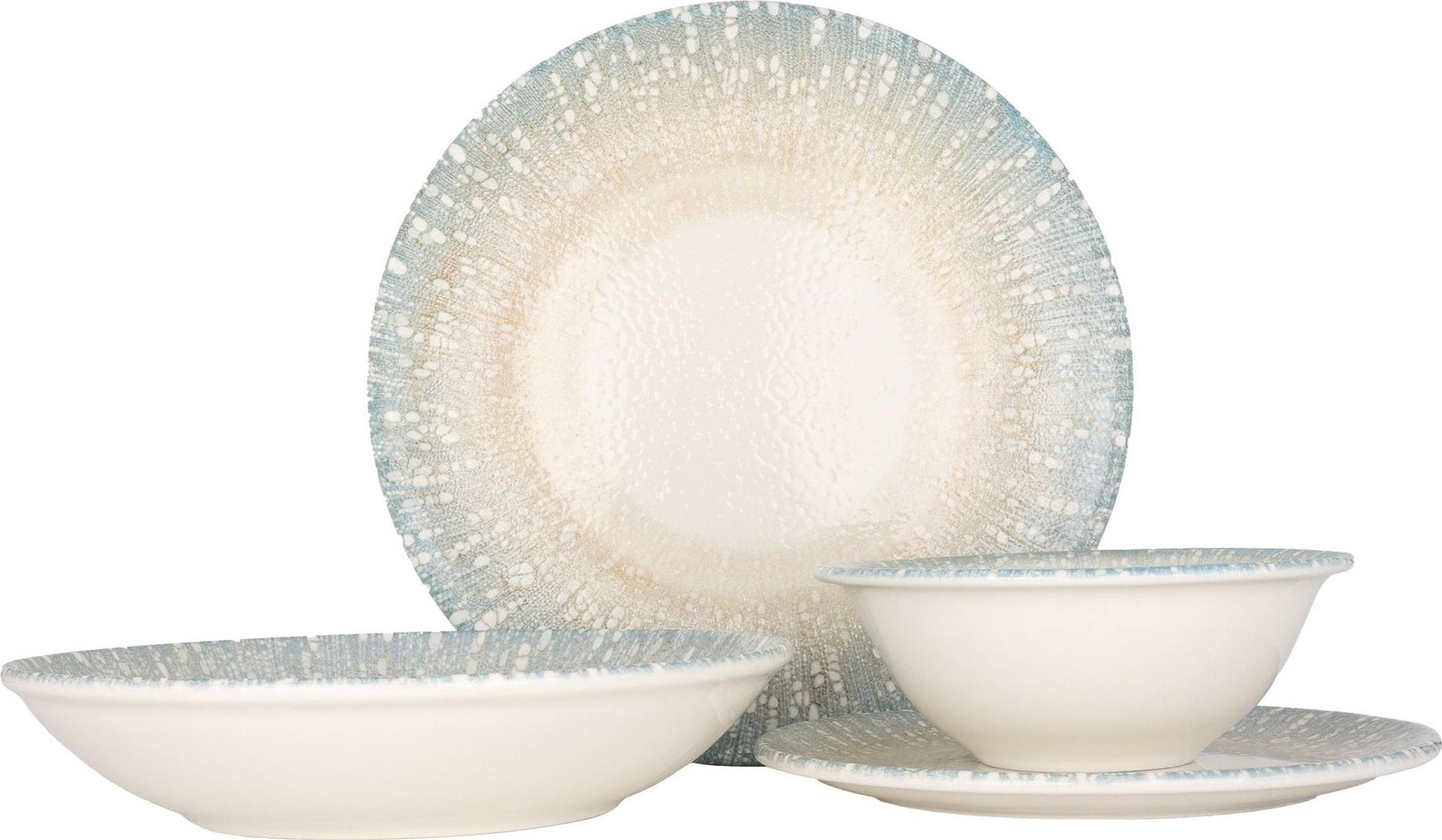 BY BONE Vista 24-delig porseleinen servies voor 6 personen