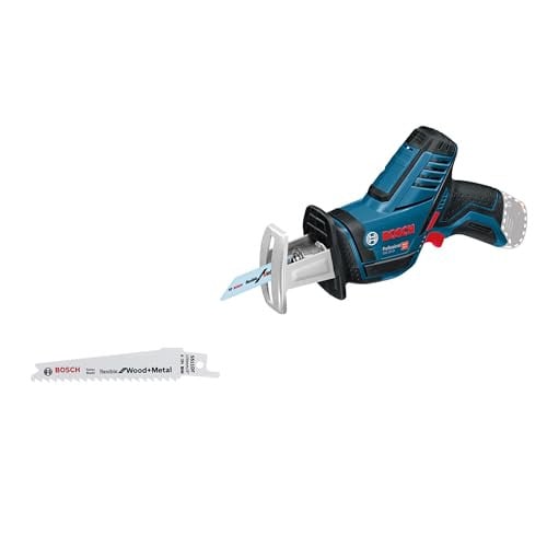 Bosch Professional GSA 12V-14 12V accureciprozaagmachine met 2 zaagbladen