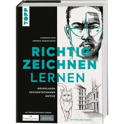 Richtig zeichnen lernen, Gebundene Ausgabe von Akademie Ruhr,Andreas Modzelewski, Frechverlag GmbH, 978-3-7358-8270-7