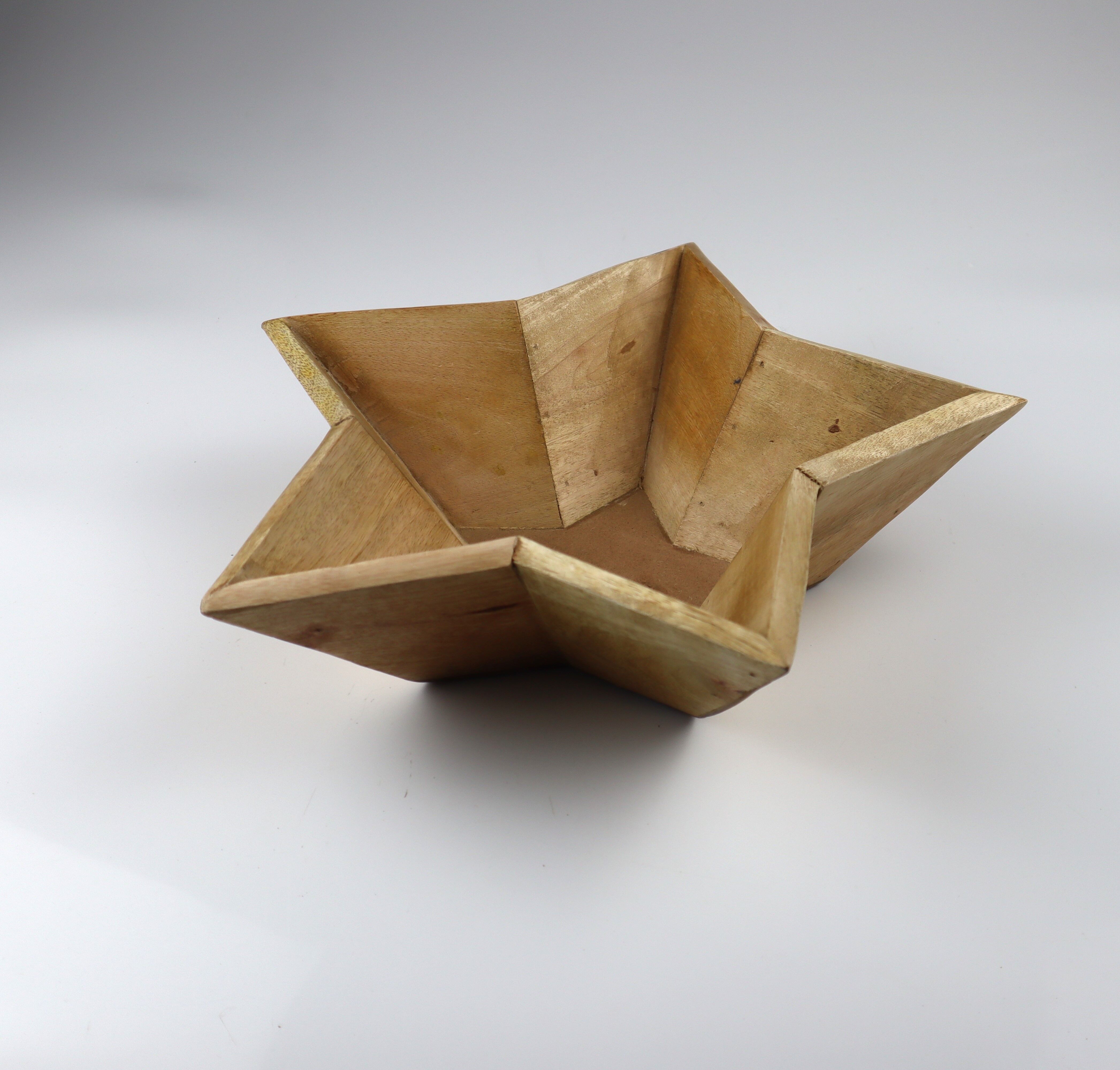 Dekostern AM DESIGN "aus Holz", natur, B:33cm H:10cm T:33cm, Holzwerkstoff, Dekosterne, Dekostern, BxHxT: 33x10x33 cm
