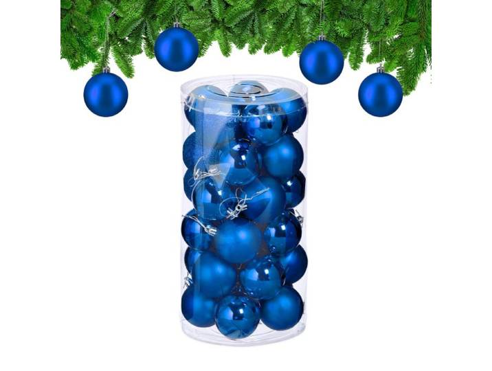 Relaxdays Weihnachtskugeln im 30er Set
