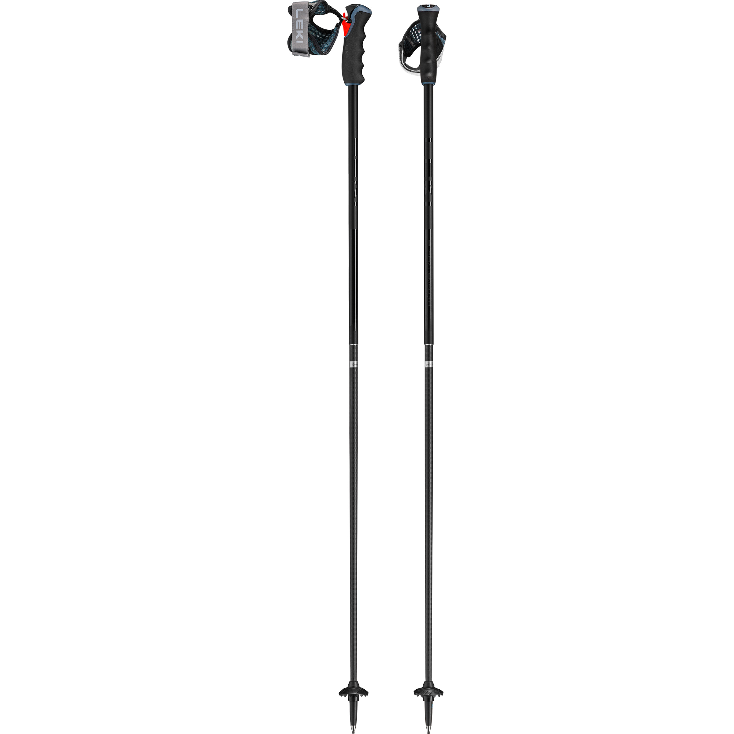 Leki Black Venom GS TR Skistöcke Skistöcke grau Größe 110CM Skifahren