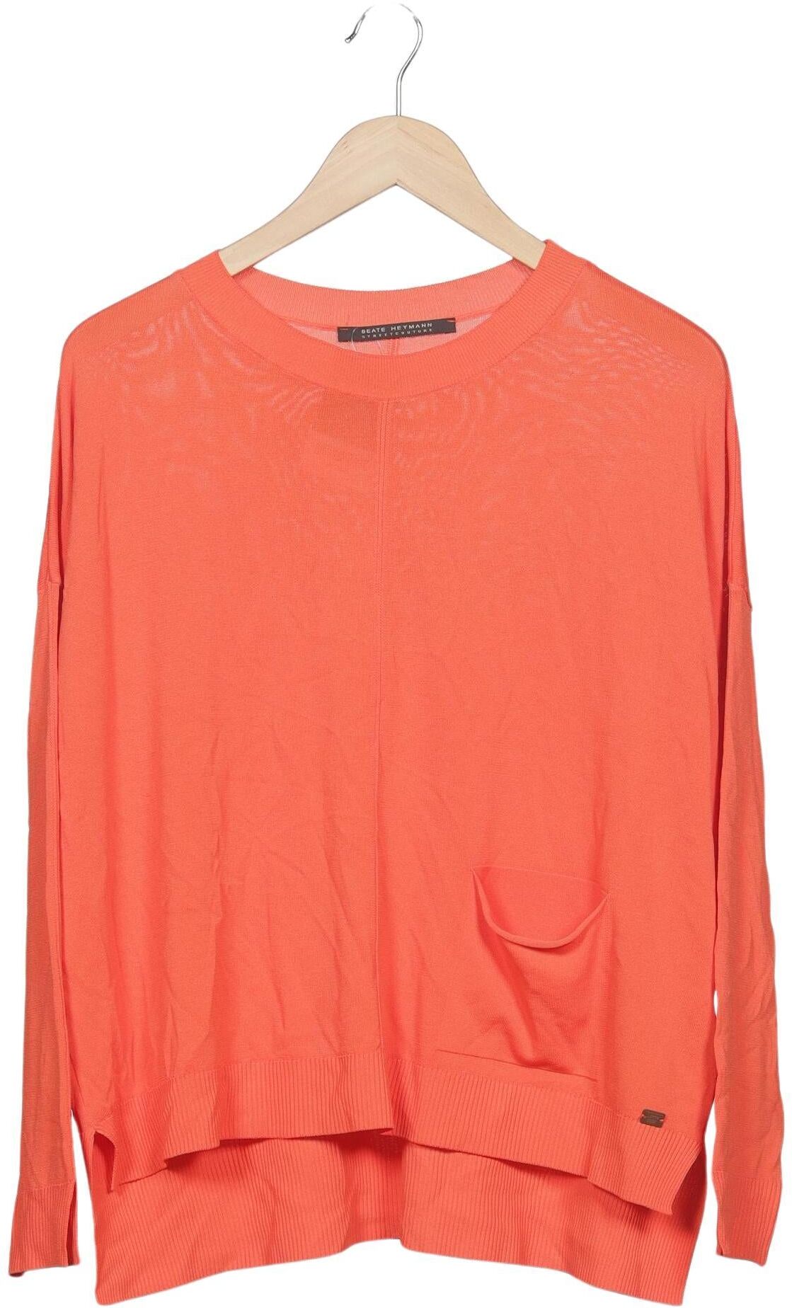 Beate Heymann Damen Pullover, Orange, Gr. M, Synthetik / Viskose - Second Hand