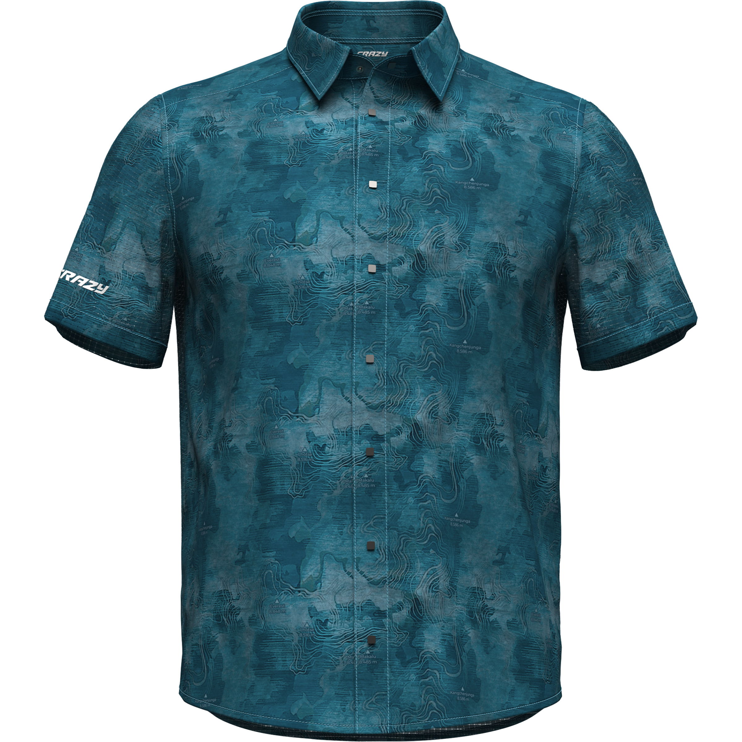 Crazy Lumberjack Light Herren Hemden blau Größe S Trekking Elastisch