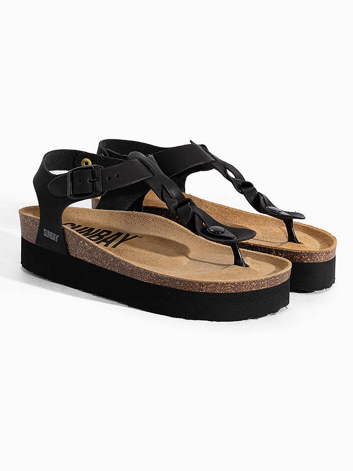 Sunbay Zehentrenner "Arroz" in Schwarz - 41