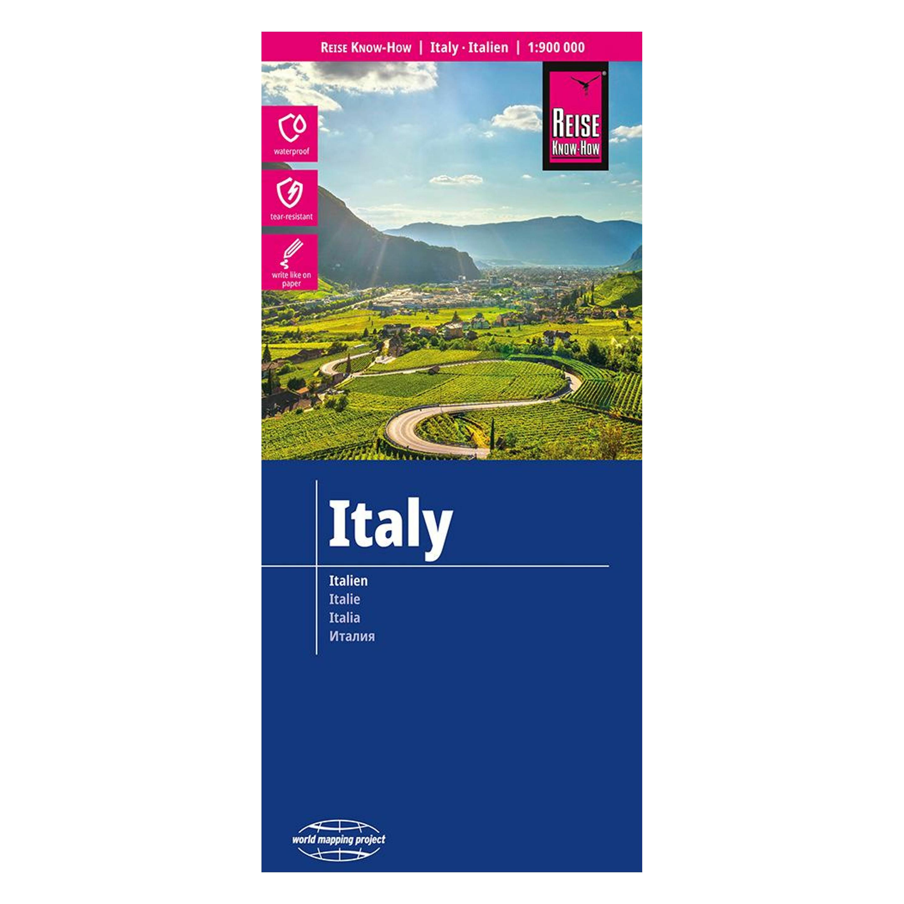 Reise Know-How Landkarte Italien / Italy (1:900.000) (44876191)