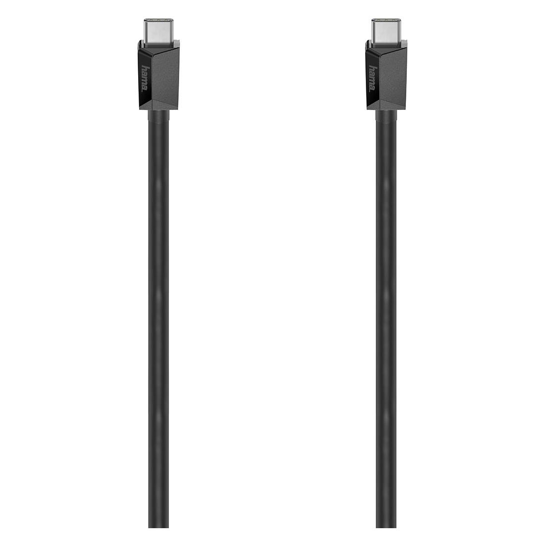 Hama USB-C-Kabel, USB 2.0, 480 Mbit/s, 1,50 m (1.50 m, USB 2.0, 60 W) (00200630)