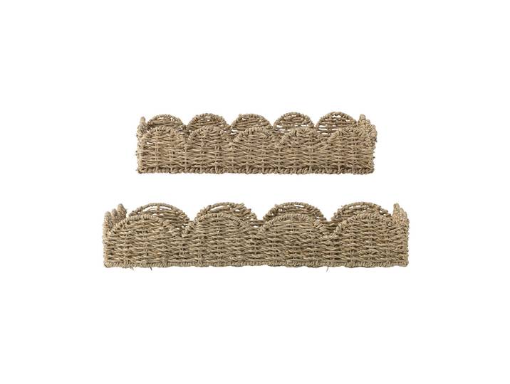 Plateau de service set de 2 en herbier marin naturel Brea