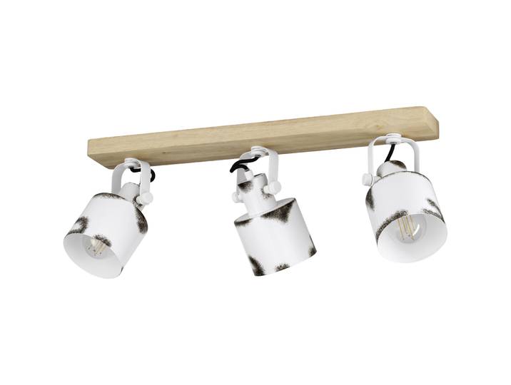 Eglo Spot Kilburn Braun Holz B 16 cm