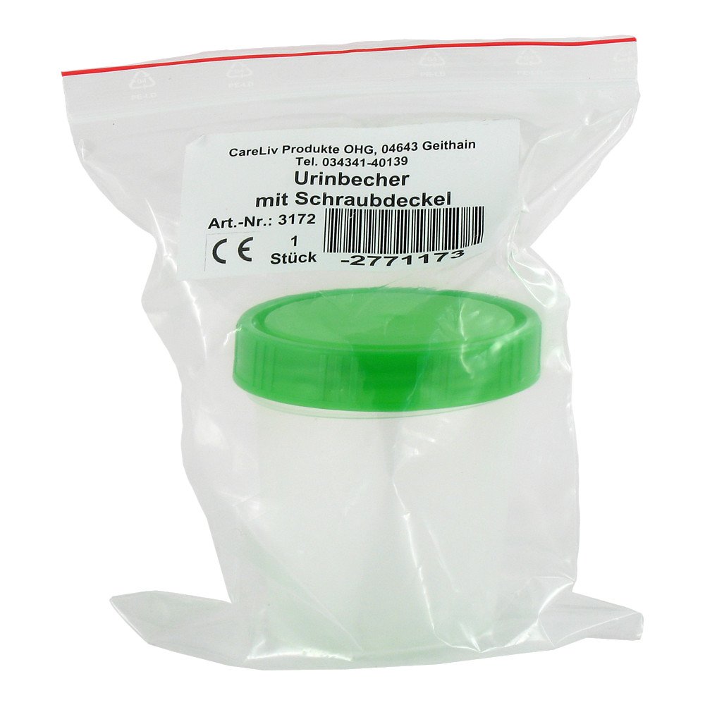Careliv Produkte OHG Urinbecher mit Schraubdeckel 02771173